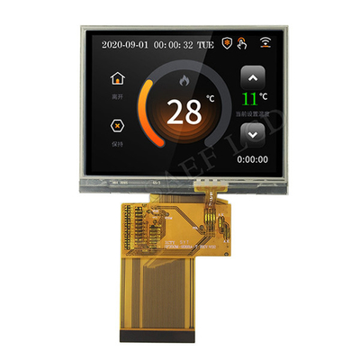 QVGA 320x240 TFT a 3,5 pollici visualizzano la lampadina di Pin With LED dell'interfaccia 54 di RGB