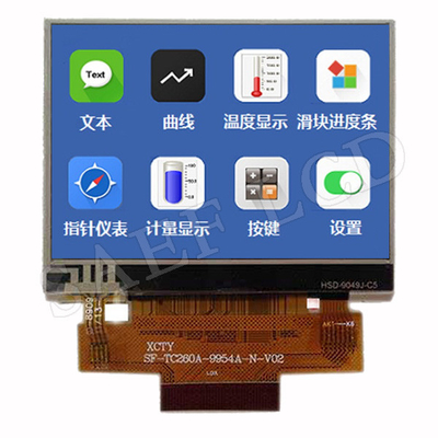 Interfaccia IPS TFT LCD 2,6&quot; di MCU orientamento paesaggio di pollice 480x320 con il RTP