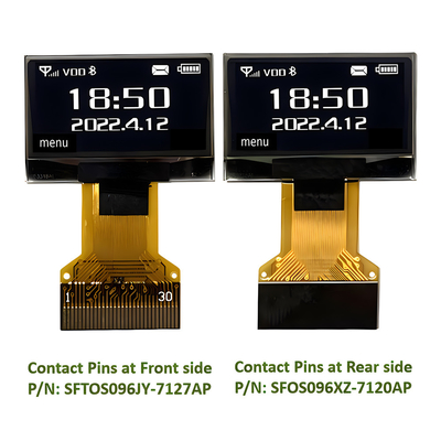 Low Cost Display OLED da 0,96 pollici 128X64 IIC I2C SPI 8080 Interfaccia 30 pin ZIF FPC