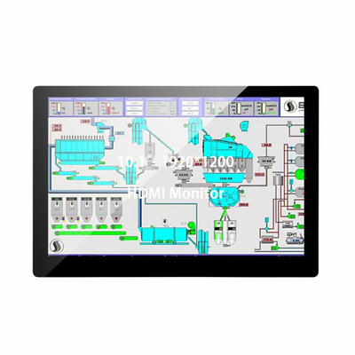 Monitor touch HD da 10,1 pollici 1920×1200 | Touch a 10 punti, alloggiamento in plastica e multi-interfaccia (DC12V/VGA/HDMI/AV/USB/BNC)