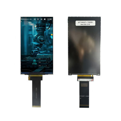 Modulo display LCD TFT da 5 pollici, interfaccia RGB 480x854 | Grado industriale, ampia temperatura (-20°C ~ 70°C) per USA e Germania