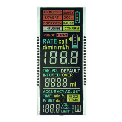 Mini 7 perni LCD di VA TN 36 del modulo dell'esposizione di segmento per la cifra Front Glass Display di tempo