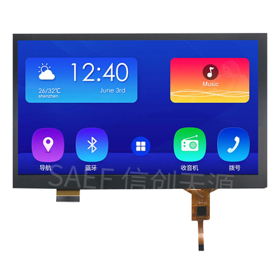 schermo touch medico da 7 pollici, PCAP touch screen 1024X600 IPS TFT LCD RGB/mipi Interfaccia W/ touch screen capacitivo