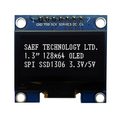 L'interfaccia OLED di SPI visualizza il driver a 1,3 pollici IC di OLED I2c 7 Pin With SH1106