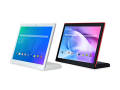 Display touch Android a forma di L con porta POE RJ45