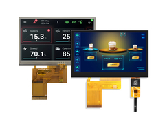 4Modulo LCD TFT da 0,3 pollici - 800x480 ST7282 Vista completa per l'industria e l'automotive.